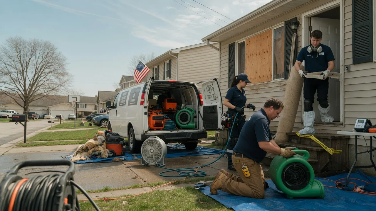 Water Damage Restoration in Delhi, IA near me